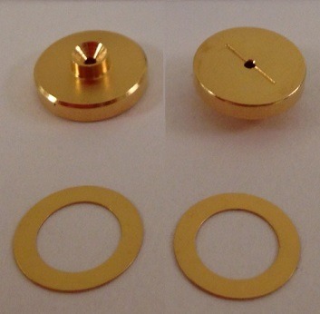 Gold-Plated SS Inlet Seals and Washers