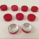 13400 20mm Red Aluminum Crimp Seals, 144/pk